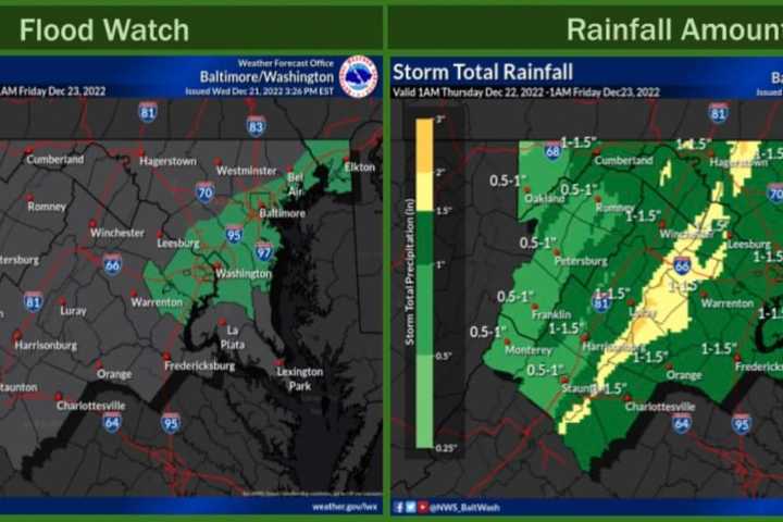 'Flash Freeze,' Wind Chill Warnings Issued For Parts Of Maryland On Winter Solstice