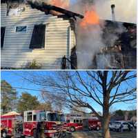 <p>A plastic container used to store used ash from a wood stove was ignited by hot embers which then spread to a wooden fence.</p>