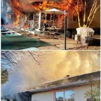 <p>A plastic container used to store used ash from a wood stove was ignited by hot embers which then spread to a wooden fence.</p>