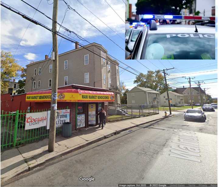 The area of the double shooting left one man dead.