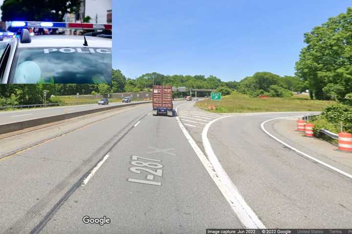 White Plains Man Dies After Tractor Trailer Strikes Him On Side Of I-287: Police