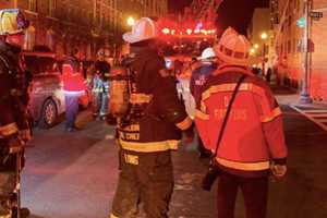 Barricade With Police At DC Row Home Erupts In Flames, Literally