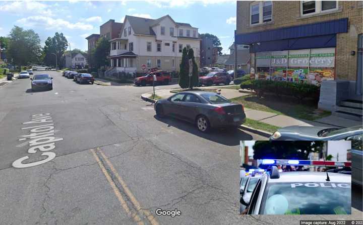 A man is in critical condition after being found shot on a Hartford street.