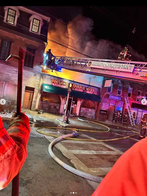 3-Alarm. Fire Destroys Popular Pizza Shop In Area