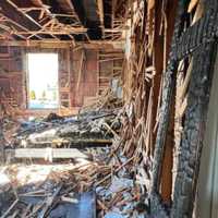 <p>A fire severely damaged a home in Port Chester on Soundview Street, destroying the occupant&#x27;s belongings.</p>