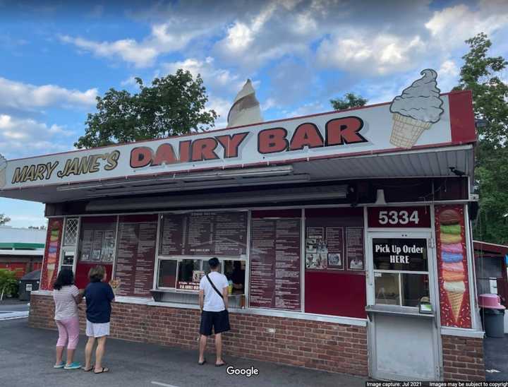 An alleged drunk driver drove through Mary Janes Dairy Bar in the town of Newburgh.