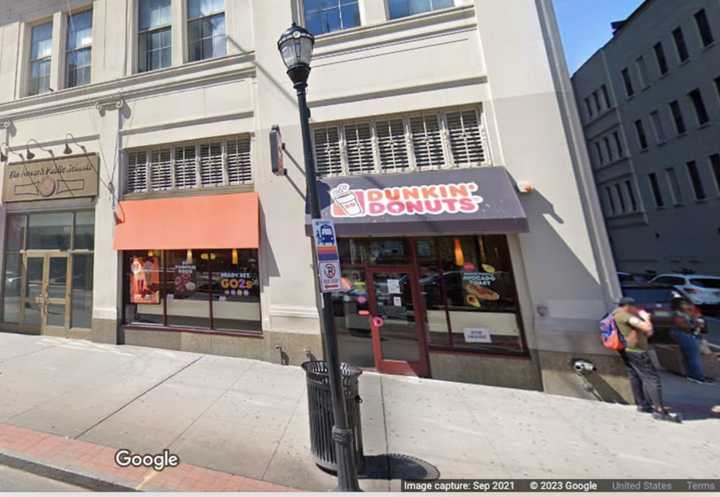 Broad Street Dunkin&#x27; Donuts in Newark.