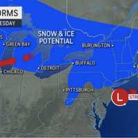 <p>Snow and ice potential for powerful storm expected Monday and Tuesday, Feb. 27 and 28.</p>