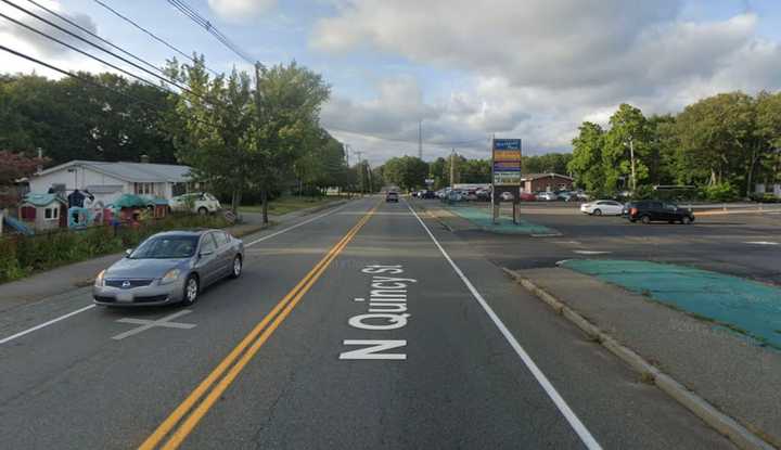 The hit-and-run occurred in front of 690 North Quincy Street on Tuesday evening