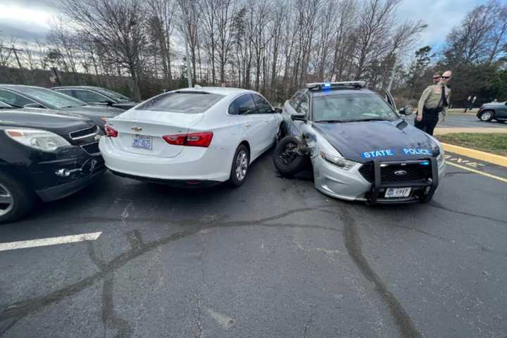 Fleeing Florida Men Crash Into Police Car Outside Detention Center In Stafford County: Sheriff