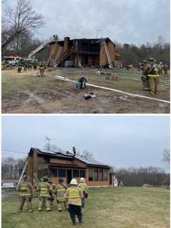 Firefighter Airlifted To Hospital After Battling Blaze At Historic Cecil County Home: Officials