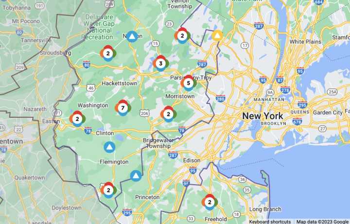 JCPL outage map.