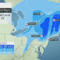 <p>Storm projections Sunday through Tuesday.</p>