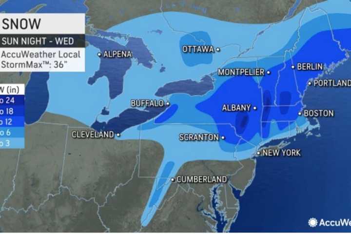 Latest Forecast Calls For Up To 18 Inches Of Snow In Parts Of NJ As Noreaster Nears