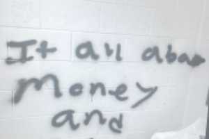 Misspelled Message On Stafford Middle School Bathroom Wall Misses Mark, Sheriff Muses