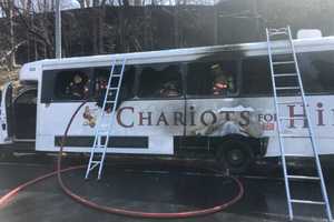 Chariot On Fire Causes I-495 Backup After Lanes Were Blocked In Montgomery County