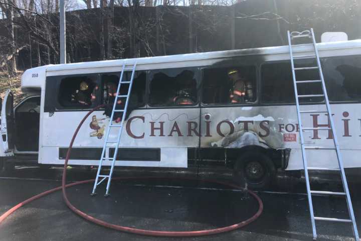 Chariot On Fire Causes I-495 Backup After Lanes Were Blocked In Montgomery County