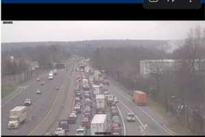 I-80 Tractor-Trailer Fire Jams Traffic In Passaic County