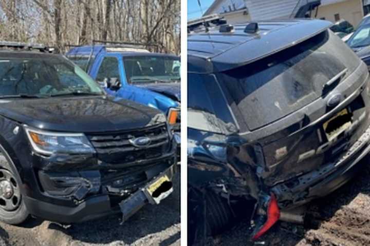 MOVE OVER: Motorists Warned After Negligent Driver Slams Morris Plains Police Car