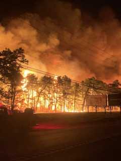 Wildfire Spreads To 3,800 Acres In Ocean County