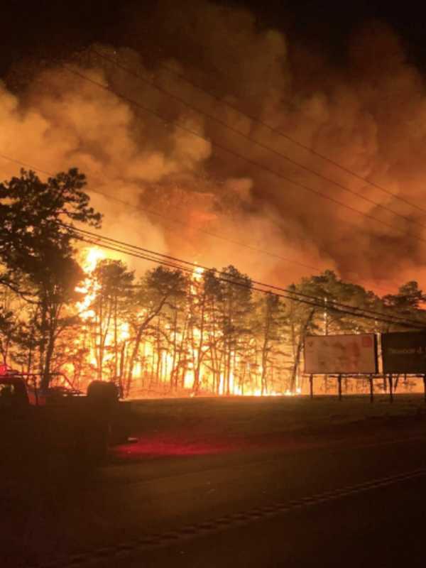 Wildfire Spreads To 3,800 Acres In Ocean County