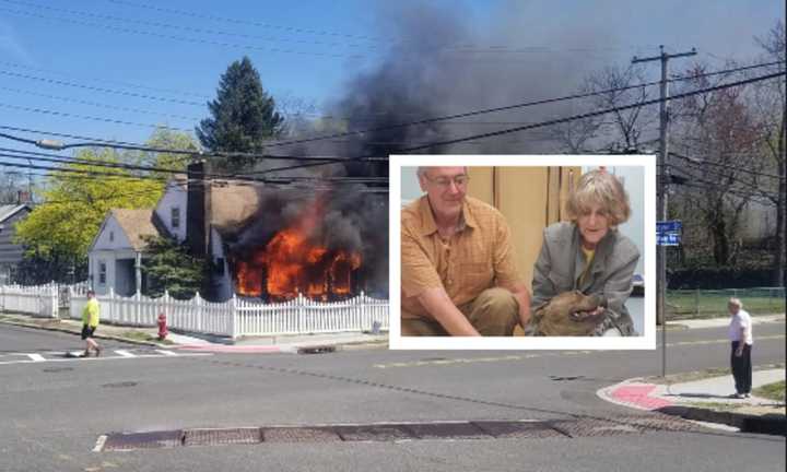 Jerry and Kathy Arose lost their dog in a house fire.