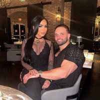 <p>Angelina Pivarnick and Vinny Tortorella.</p>