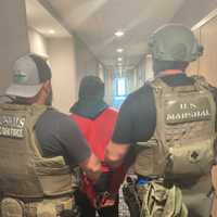 <p>US Marshals arrested Michael Abrams in Berwyn on Monday, May 15.</p>