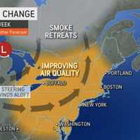 <p>A pattern change in air quality is expected next week, thanks to a storm forming in the Midwest, forecasters at AccuWeather say.</p>