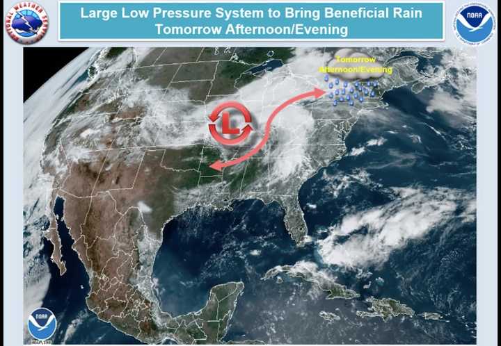 The storm will bring a new round of scattered thunderstorms.