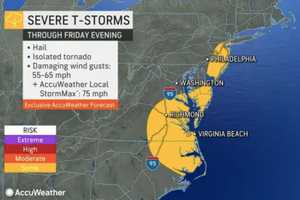 Quarter-Sized Hail, Gusty Winds Expected In Thunderstorms Across DC Metro Area: NWS