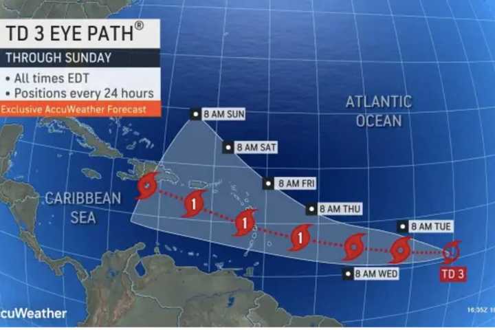 Newly-Formed Tropical System In Atlantic Expected To Become Hurricane