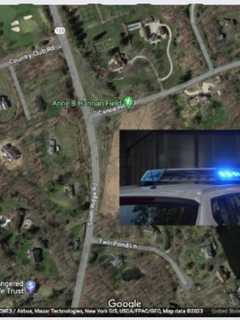 Vehicle Crashes Into Utility Pole In New Canaan
