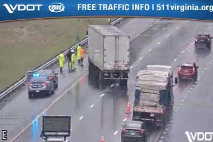 Tractor Trailer Crash Jams I-95 In Prince William County