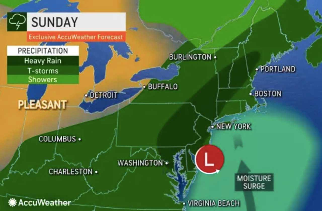 How much rainfall did your town get look inside mahwah ramsey