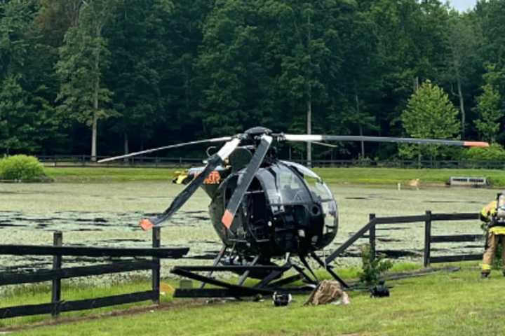 Helicopter Crashes In Maryland Resident's Backyard