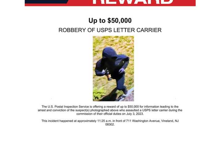 US Postal Worker Attacked In South Jersey, $50K Reward Offered For Information