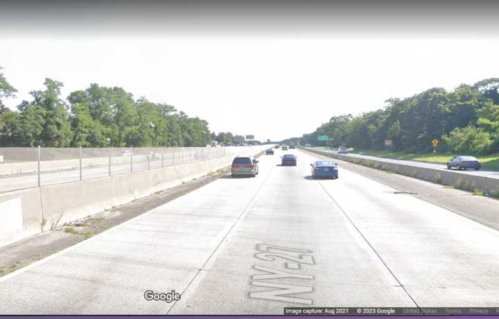 Sunrise Highway( Route 27) near Carleton Avenue in Islip.