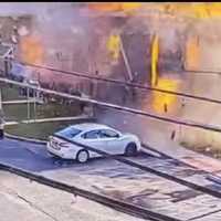 <p>Video footage captured the moment a building owned by the Newark Housing Authority exploded last week.</p>