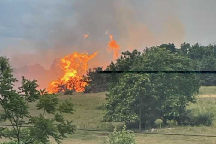 Gas Line Explosion: Flames Shoot Over I-81 In Shenandoah County (VIDEO)