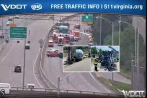 HAZMAT: Overturned Propane Tanker Sends 3 To Hospital, Jams I-395