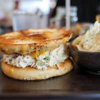 <p>Inside out tuna melt</p>