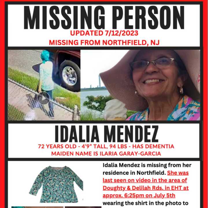 Idalia Mendez went missing on July 5.