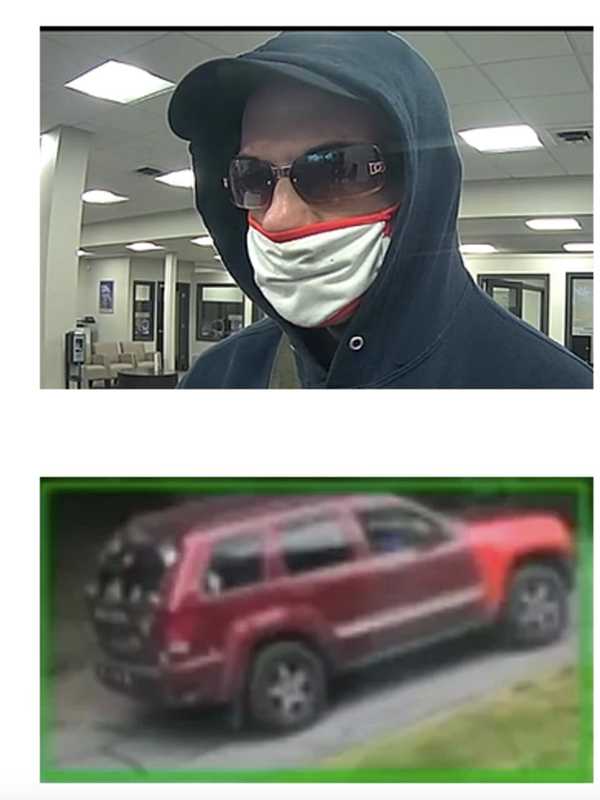 Know Him Or This Vehicle? Mansfield Bank Robbery Suspect On Loose, Police Asking For Help