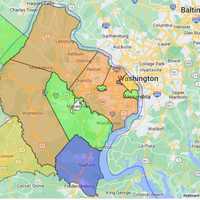 <p>Dominion Energy outage map Aug. 8.</p>