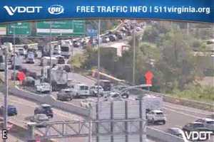 Crash Jams I-395 In Arlington