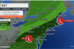 Flash Flood Threat: Here's Projected Timing For System Packed With Storms, Heavy Rain