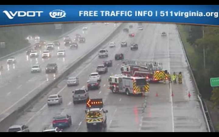 A vehicle crash was slowing traffic along I-264 in Virginia Beach Wednesday morning, Aug. 16.