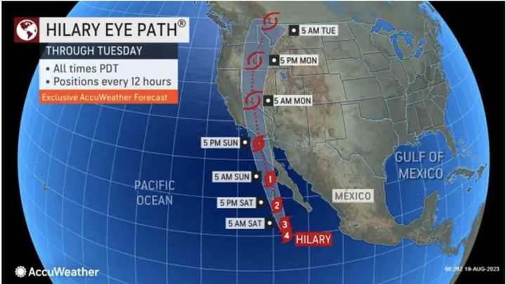 Tale Of 2 Coasts: Hilary To Bring Life-Threatening Flooding To SoCal ...