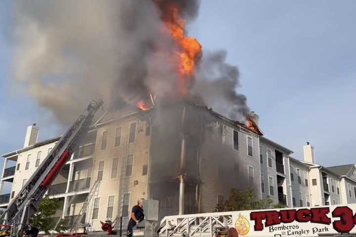 Three-Alarm Fire Races Through Prince George's County Apartment Building